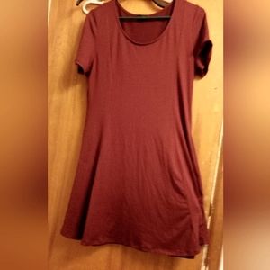 Shelia Rose Burgundy Dress